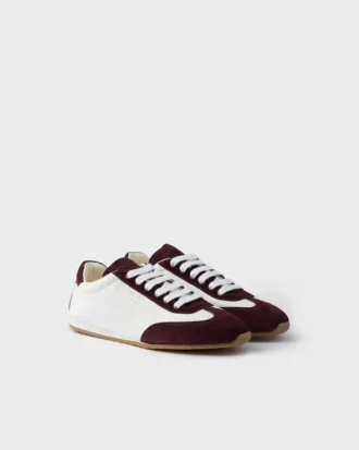 Adidași din piele nappa și piele de căprioară