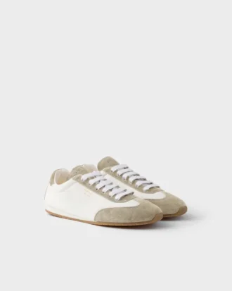Adidași din piele nappa și piele de căprioară Adidași din piele nappa și piele de căprioară