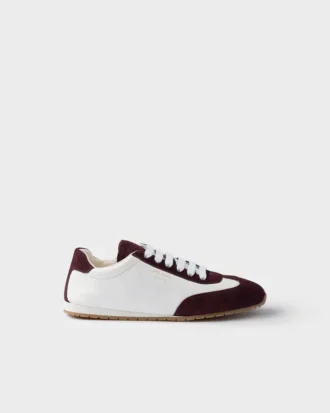 Adidași din piele nappa și piele de căprioară