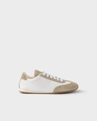 Adidași din piele nappa și piele de căprioară Adidași din piele nappa și piele de căprioară
