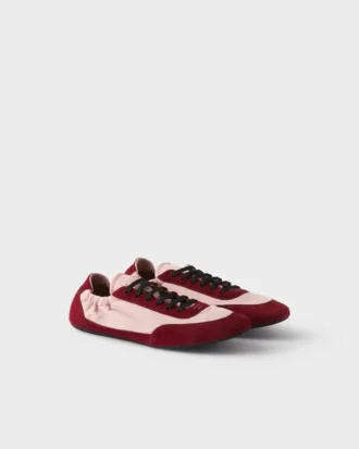 Adidași din Re-Nylon și piele de căprioară