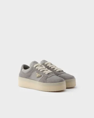 Adidași Downtown Bold Re-Nylon și piele de căprioară