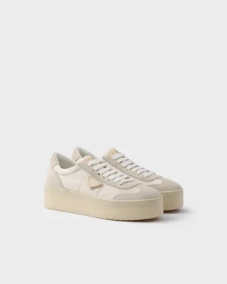 Adidași Downtown Bold Re-Nylon și piele de căprioară