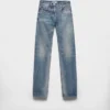 Blugi din denim conici Blugi din denim conici