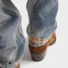Blugi din denim conici Blugi din denim conici