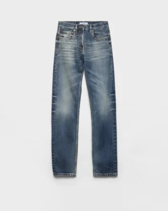 Blugi din denim cu margini înguste