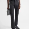 Blugi din drill elastic cu cinci buzunare Blugi din drill elastic cu cinci buzunare