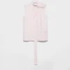 Bluză din poplin brodată Bluză din poplin brodată
