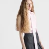 Bluză din poplin brodată Bluză din poplin brodată