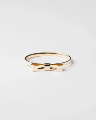 Brățară tip bangle cu fundă din aur etern – Aur galben Brățară tip bangle cu fundă din aur etern – Aur galben