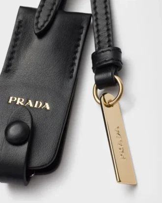 Breloc din piele cu husă pentru oglindă
