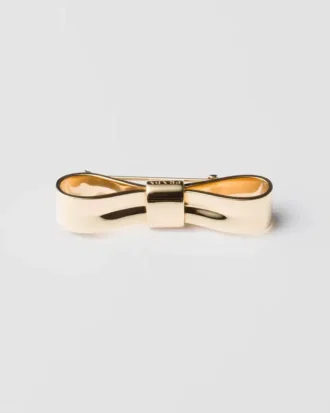 Broșă Eternal Gold Bow – Aur galben