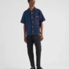 Cămașă din denim spălat Double Match Cămașă din denim spălat Double Match