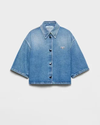 Cămașă scurtă din denim Cămașă scurtă din denim