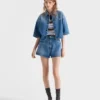 Cămașă scurtă din denim Cămașă scurtă din denim