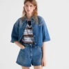 Cămașă scurtă din denim Cămașă scurtă din denim