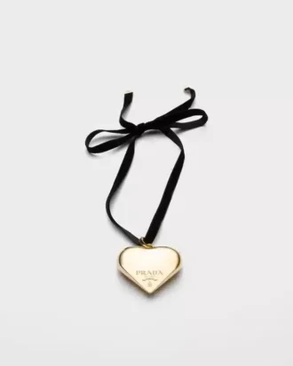 Colier choker Eternal Gold cu pandantiv mare din aur galben