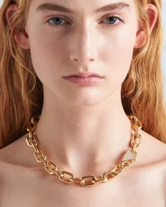 Colier Eternal Gold din aur galben cu diamante Colier Eternal Gold din aur galben cu diamante