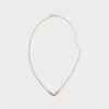 Colier Eternal Gold din aur roz cu pandantiv Nano Triangle Colier Eternal Gold din aur roz cu pandantiv Nano Triangle
