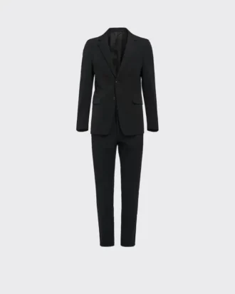 Costum cu un singur rând de nasturi din țesătură tehnică