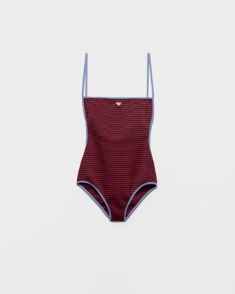 Costum de baie dintr-o singură piesă din tricot interlock