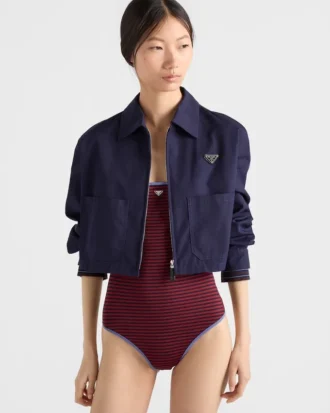 Costum de baie dintr-o singură piesă din tricot interlock
