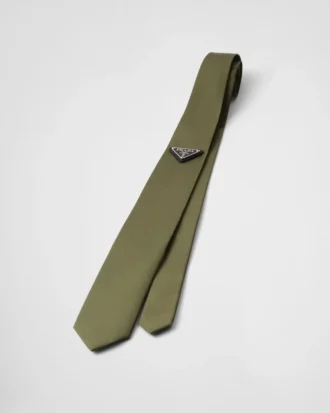 Cravată din gabardină Re-Nylon