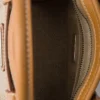 Geantă de mână Prada Bonnie mică din in și piele Geantă de mână Prada Bonnie mică din in și piele