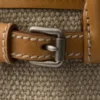 Geantă de mână Prada Bonnie mică din in și piele Geantă de mână Prada Bonnie mică din in și piele