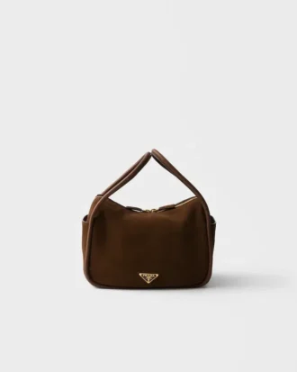 Geantă de mână Prada Darling din piele de căprioară