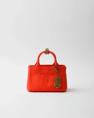Geantă de mână Prada Jardiniare Mini din pânză de bumbac