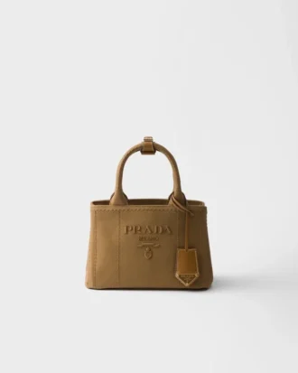 Geantă de mână Prada Jardiniare Mini din pânză de bumbac