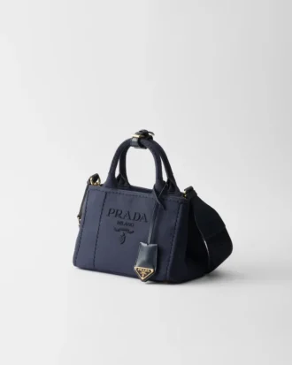 Geantă de mână Prada Jardiniare Mini din pânză de bumbac