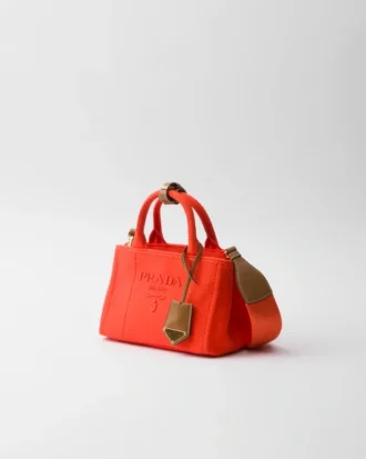 Geantă de mână Prada Jardiniare Mini din pânză de bumbac