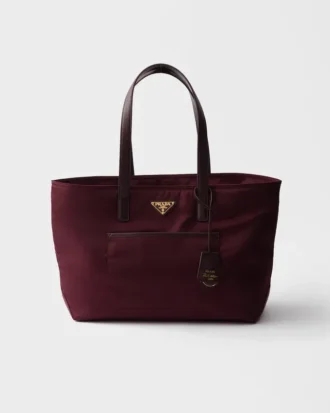 Geantă de mână Prada Re-Edition 1978, medie, din Re-Nylon și piele Saffiano