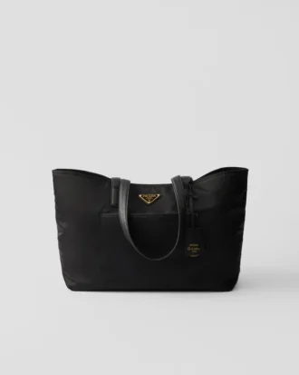 Geantă de mână Prada Re-Edition 1978, medie, din Re-Nylon și piele Saffiano