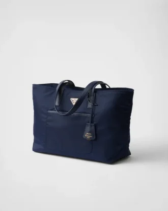 Geantă de mână Prada Re-Edition 1978, medie, din Re-Nylon și piele Saffiano