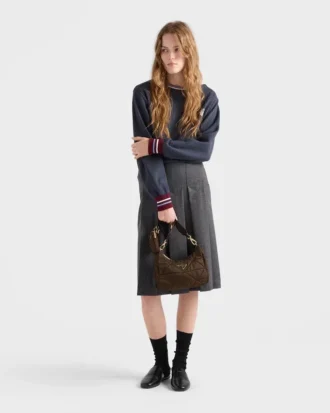 Geantă de umăr căptușită din Re-Nylon reciclat