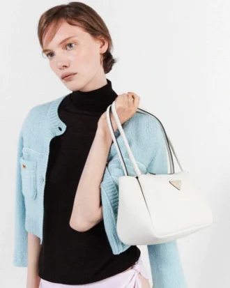 Geantă de umăr din piele Prada Darling Medium
