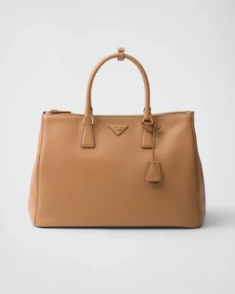 Geantă din piele extra-mare Prada Buckle
