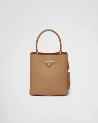 Geantă mică Prada Panier din piele Saffiano