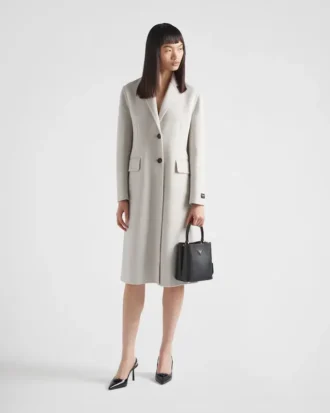 Geantă mică Prada Panier din piele Saffiano