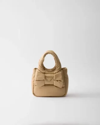 Geantă mini căptușită din Re-Nylon cu fundă