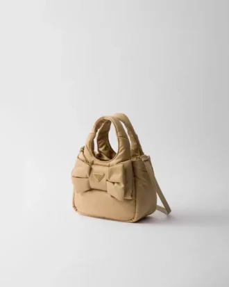 Geantă mini căptușită din Re-Nylon cu fundă