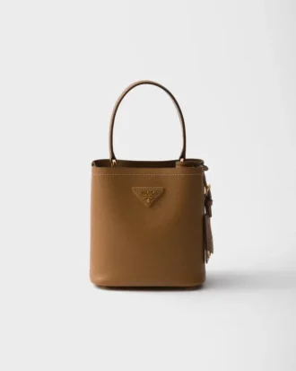 Geantă mini Prada Panier din piele Saffiano Geantă mini Prada Panier din piele Saffiano