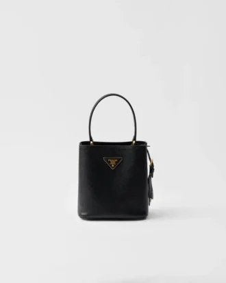 Geantă mini Prada Panier din piele Saffiano Geantă mini Prada Panier din piele Saffiano