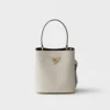 Geantă mini Prada Panier din piele Saffiano Geantă mini Prada Panier din piele Saffiano