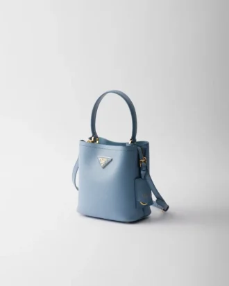 Geantă mini Prada Panier din piele Saffiano Geantă mini Prada Panier din piele Saffiano