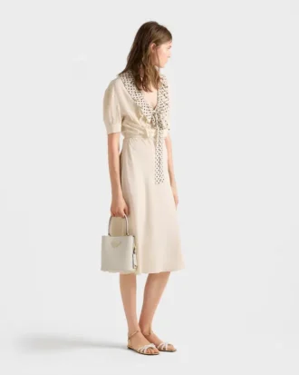 Geantă mini Prada Panier din piele Saffiano Geantă mini Prada Panier din piele Saffiano