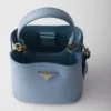 Geantă mini Prada Panier din piele Saffiano Geantă mini Prada Panier din piele Saffiano